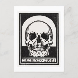 Postal Memento Mori Skull Art