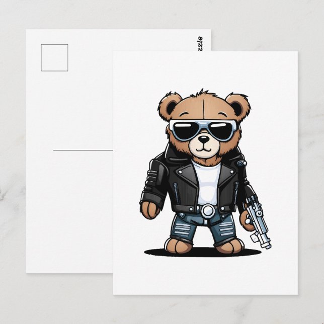 Postal Memes de Teddy Lindos (Anverso / Reverso)