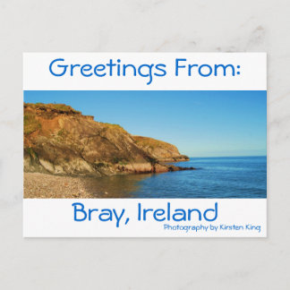 Postal memoria 1 187, Bray, Irlanda, Saludos desde:, P...