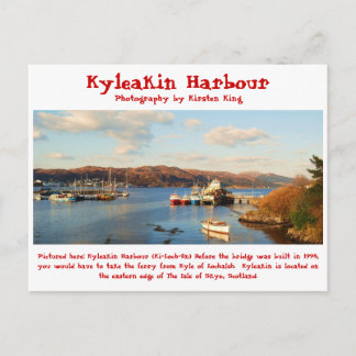 Postal memoria 2 078, puerto de Kyleakin, fotografía de .