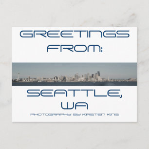 Postal memoria 2 371, RECIENTES, DE:, SEATTLE, WA, PH...