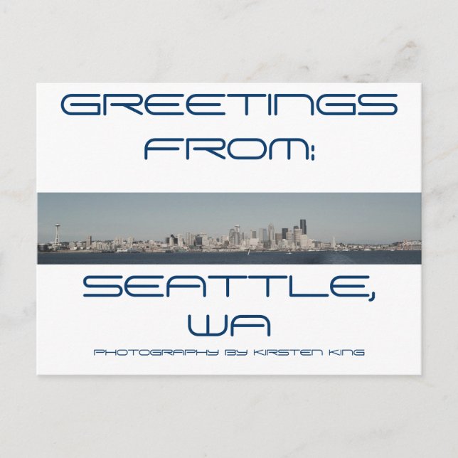 Postal memoria 2 371, RECIENTES, DE:, SEATTLE, WA, PH... (Anverso)