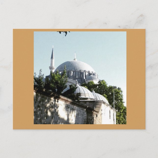 Postal Memoria de Estambul, Mezquita Soleymaniye 2 (Anverso)