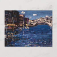 Memoria de Venecia, Puente de Rialto, 1904 por Kan