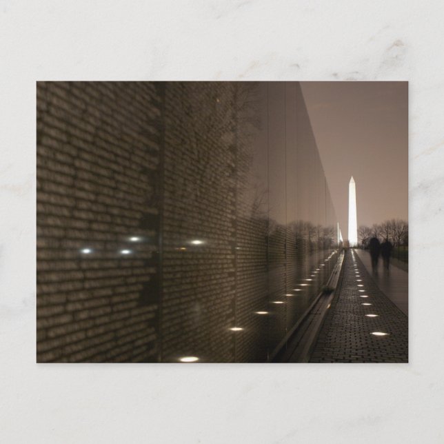 Postal memoria de veteranos de vietnam (Anverso)