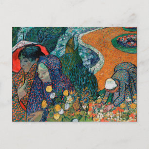 Postal Memoria del jardín en Etten por Vincent van Gogh