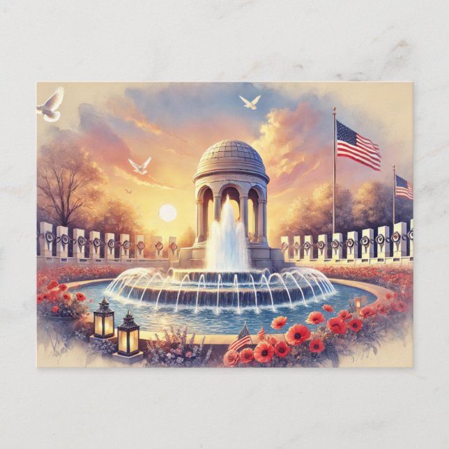 Postal Memorial Day, Estados Unidos (Anverso)