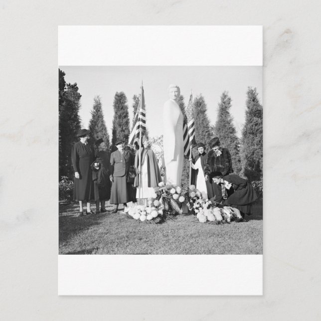 Postal Memorial de Arlington a enfermeras: 1938 (Anverso)