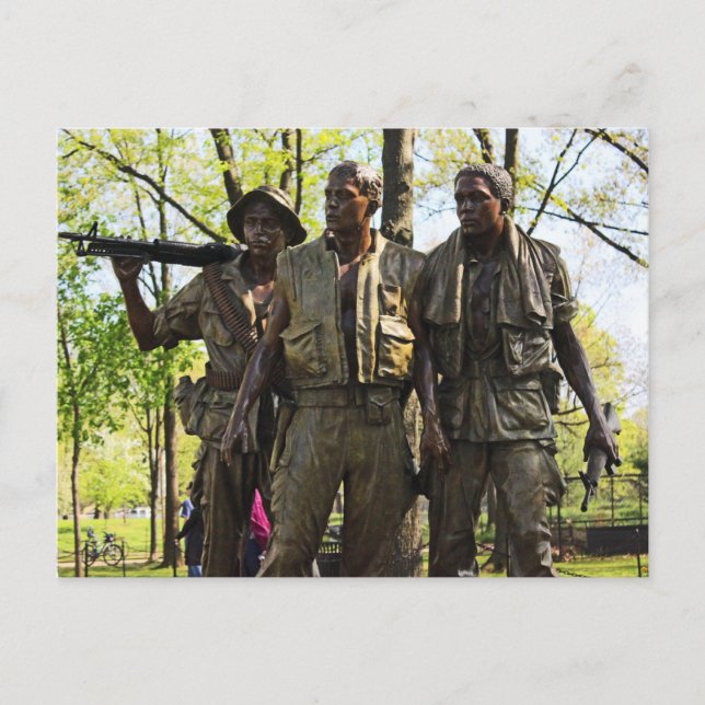 Postal Memorial de Guerra de Vietnam (Anverso)