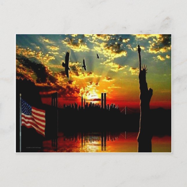 POSTAL MEMORIAL DE SKYLINE (Anverso)