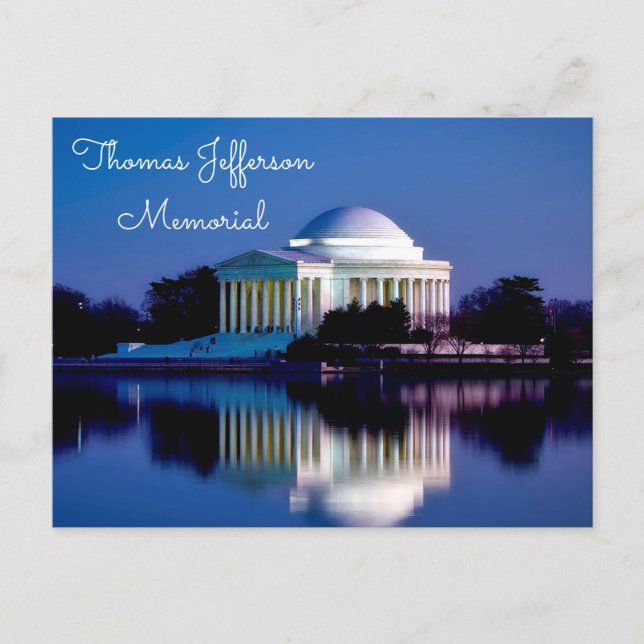 Postal Memorial de Thomas Jefferson (Anverso)