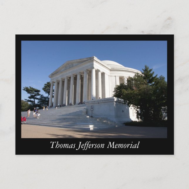 Postal Memorial de Thomas Jefferson (Anverso)