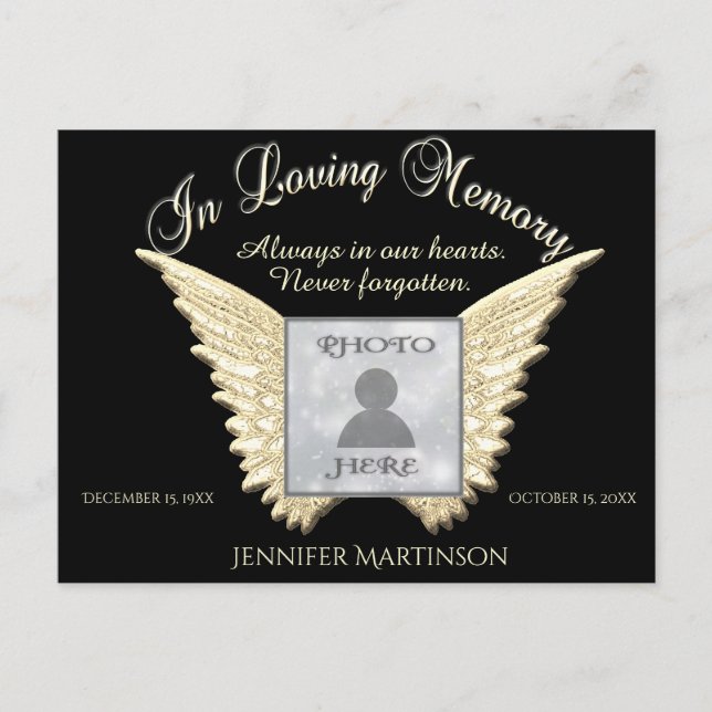 Postal Memorial en la memoria amorosa (Anverso)