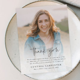 Postal Memorial funerario moderno - Gracias