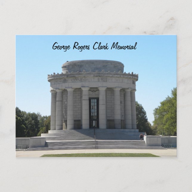Postal Memorial George Rogers Clark ~ Vincennes, Indiana (Anverso)