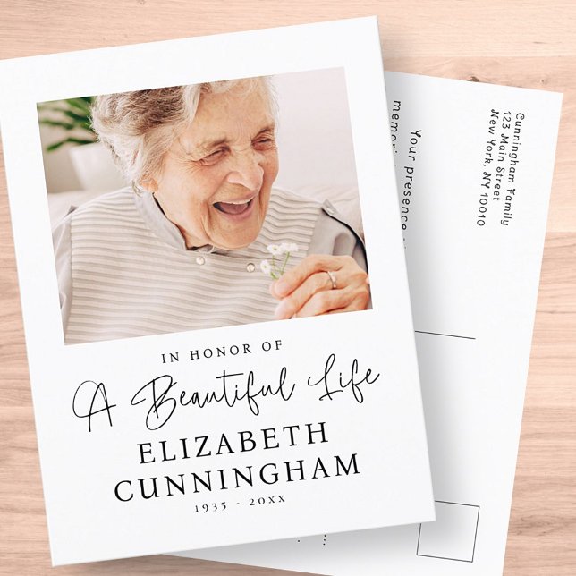 Postal Memorial Hermosa Vida Moderna Elegante Foto de Mod (Subido por el creador)