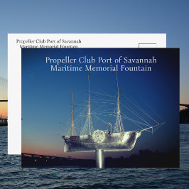 Postal Memorial Marítimo Savannah GA Fotografía