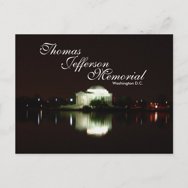 Postal Memorial Thomas Jefferson, Washington D.C. (Anverso)