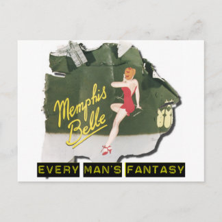 Postal Memphis Belle Pin Up