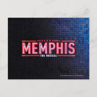 Postal MEMPHIS - El logotipo musical