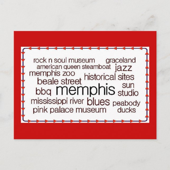 Postal Memphis en Brown (Anverso)