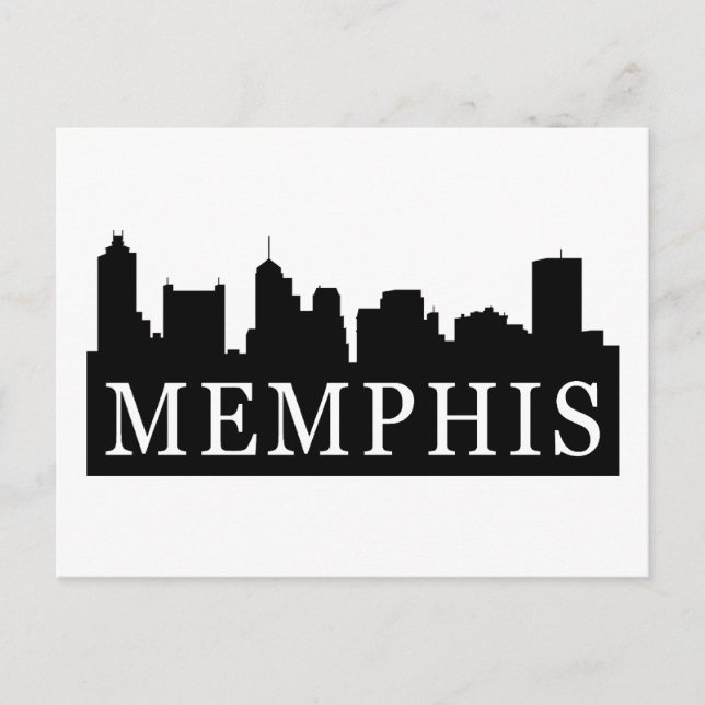 Postal Memphis Skyline (Anverso)