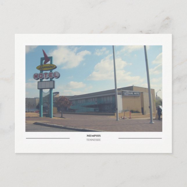 Postal Memphis, Tennessee (Anverso)