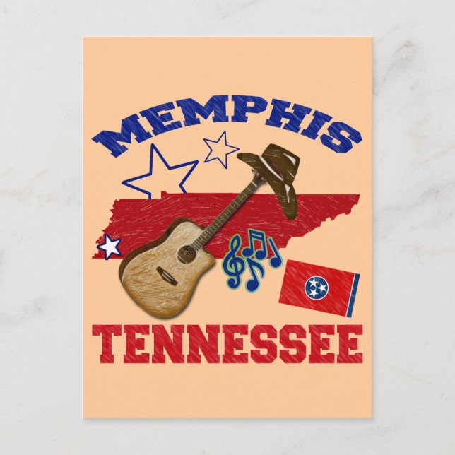 Postal Memphis, Tennessee (Anverso)