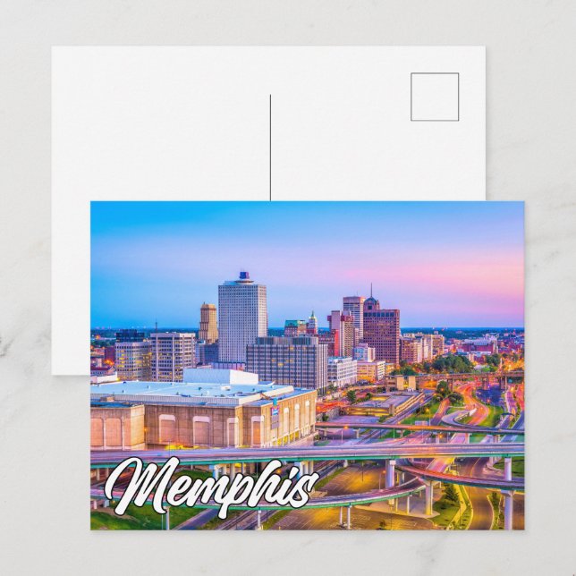 Postal Memphis, Tennessee, Estados Unidos (Anverso / Reverso)