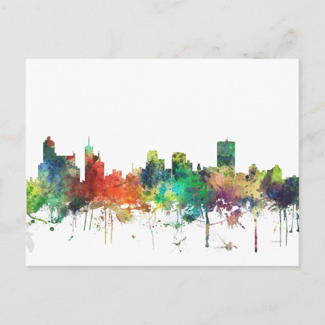 POSTAL MEMPHIS, TENNESSEE SKYLINE SP - (Anverso)