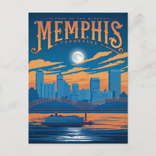 Postal Memphis, TN (Anverso)