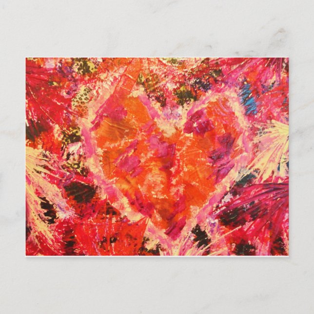 POSTAL MENDAME - CORAZÓN (Anverso)