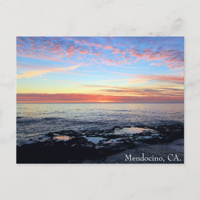 Postal Mendocino Post Card (Anverso)