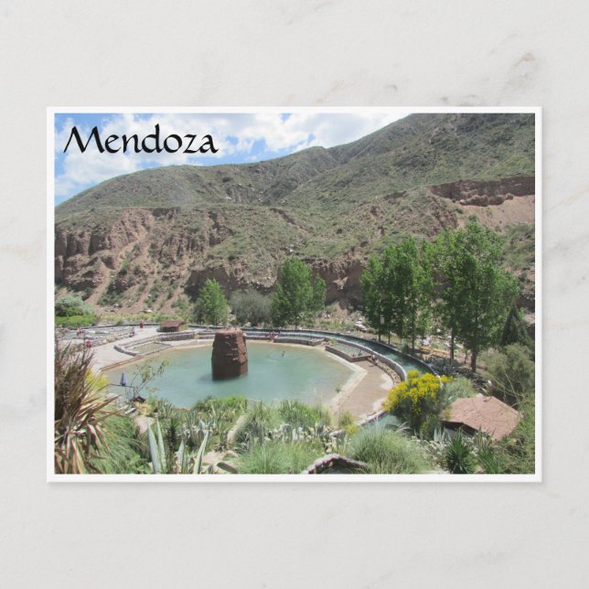 Postal mendoza andes springs (Anverso)