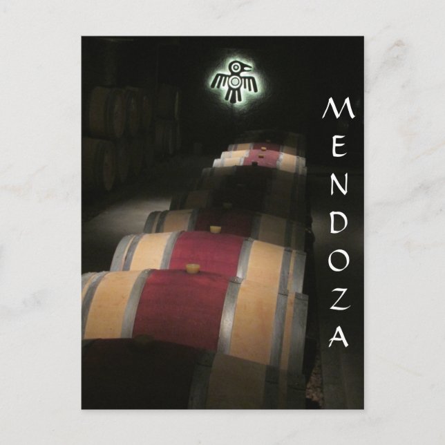 Postal mendoza barrels argentina (Anverso)