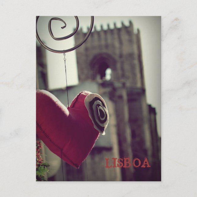 Postal Menina de Lisboa... (Anverso)