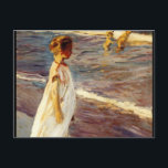 Postal Menina - Joaquin Sorolla<br><div class="desc">Esta es una pintura de Joaquin Sorolla titulada "Menina"</div>