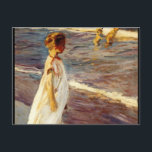Postal Menina - Joaquin Sorolla<br><div class="desc">Esta es una pintura de Joaquin Sorolla titulada "Menina"</div>