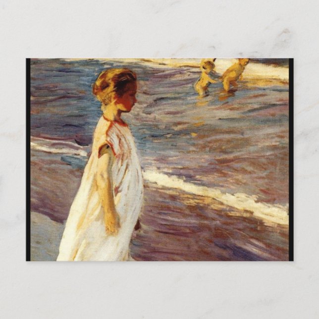 Postal Menina - Joaquin Sorolla (Anverso)