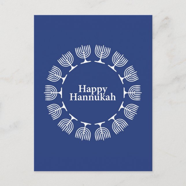 Postal Menorah Background (Anverso)