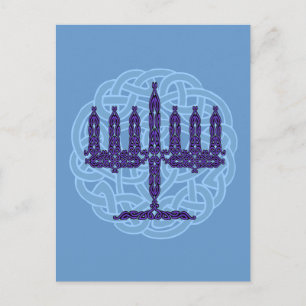 Postal Menorah Celtic