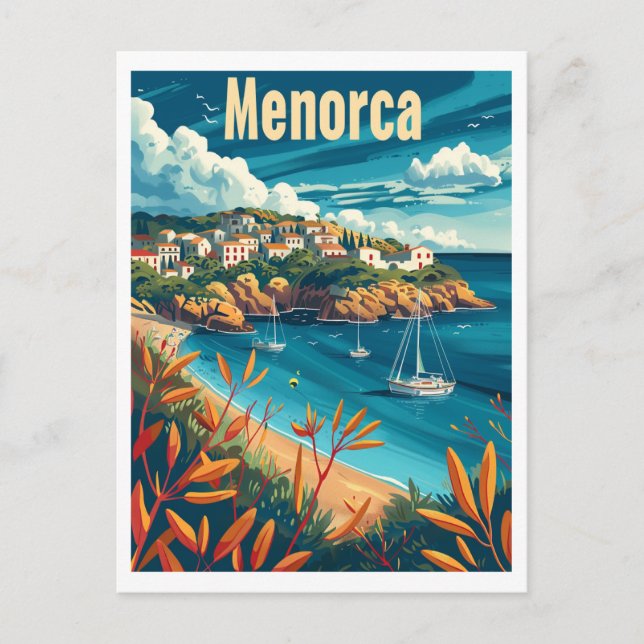 Postal Menorca Vintage (Anverso)