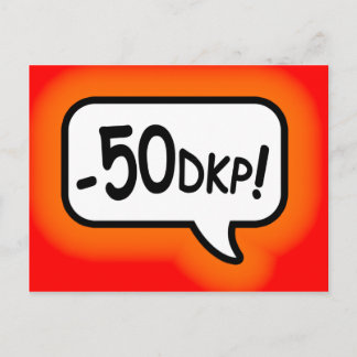Postal ¡Menos 50 DKP!