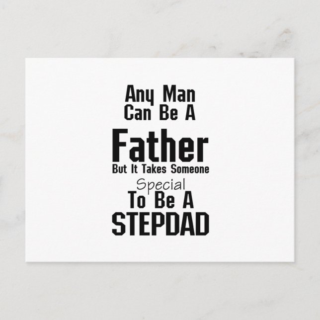 Postal Mens Stepdad Gift Dads Stepdad Grandpa (Anverso)