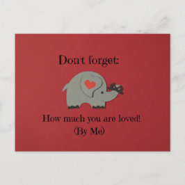 Postal Mensaje de amor para alguien especial.