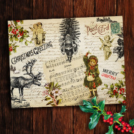 Postal Mensaje de Holly, Chica de Navidades de Victoria