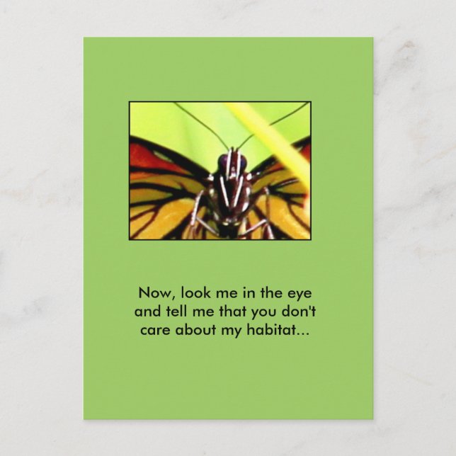 Postal Mensaje de Monarch (Anverso)