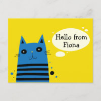 Mensaje de Personalizado de gato Personalizado per
