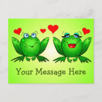 Mensaje de Personalizado de ranas de Personalizado