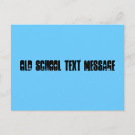 Postal Mensaje de texto de escuela antigua